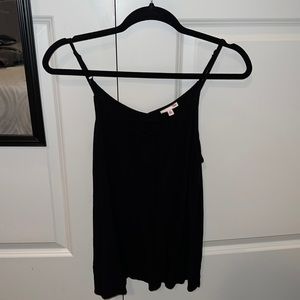 Black flowy tank top